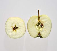 Filippa æbler overskårne